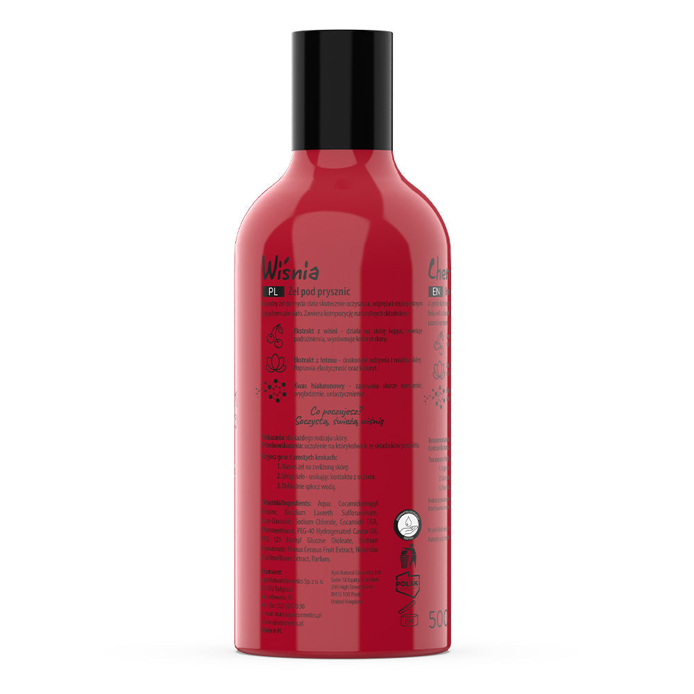 Apis Fruit Shot Cherry Shower Gel | 500 ml