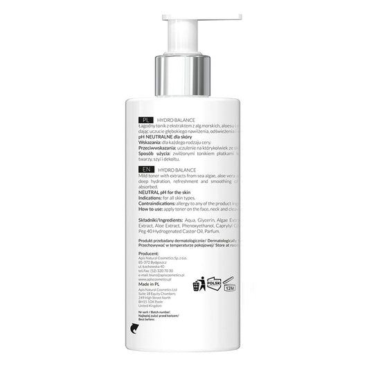 Apis Home Terapis Hydro Balance Moisturising Toner | 300ml