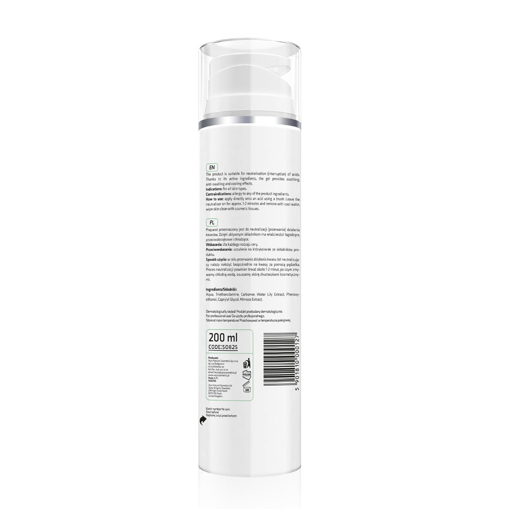 Apis Neutralising Cooling Gel For Acid Treatments | 200ml