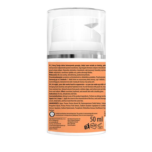 Apis Peachy Skin Nourishing Night Cream | 50 ml
