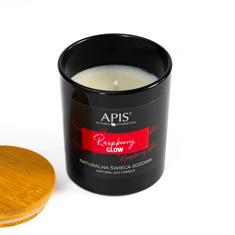 Apis Raspberry Glow Natural Soy Candle | 150g