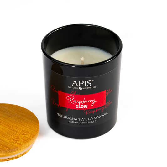 Apis Raspberry Glow Natural Soy Candle | 150g