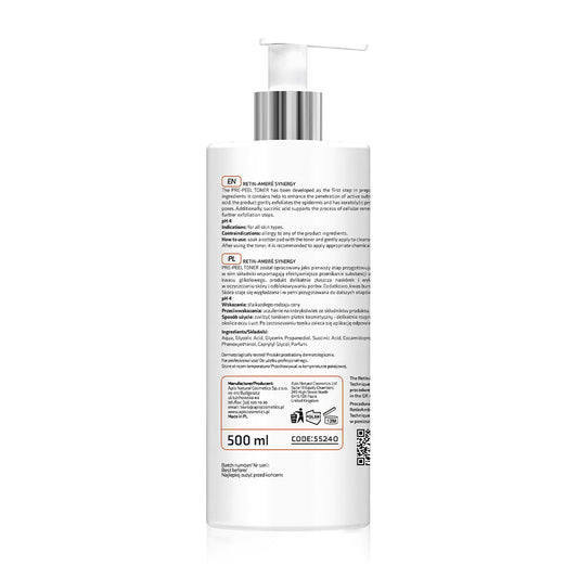 Apis RETIN-AMBRE SYNERGY Pre-exfoliation toner | 500 ml