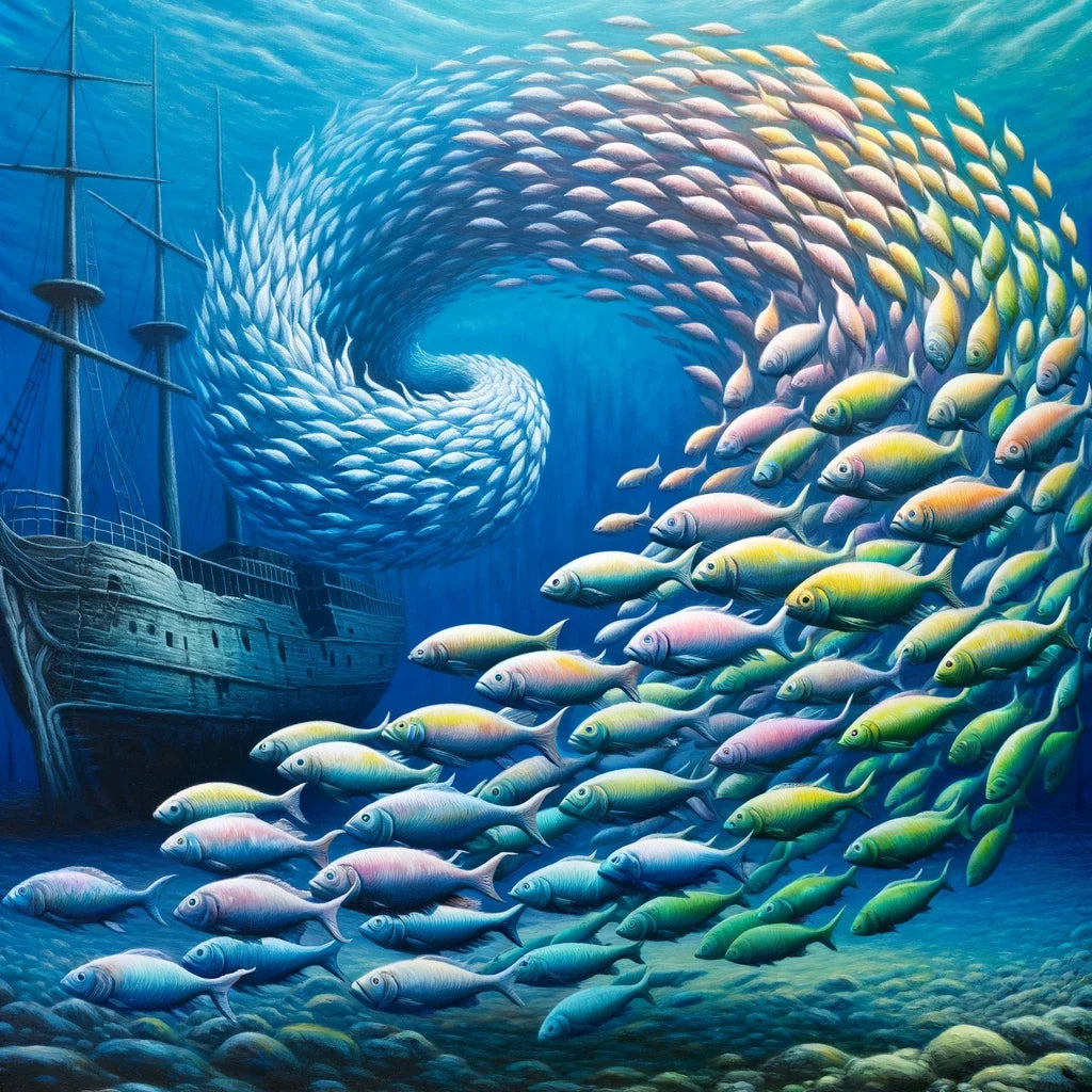 Aquatic Symphony Canvas