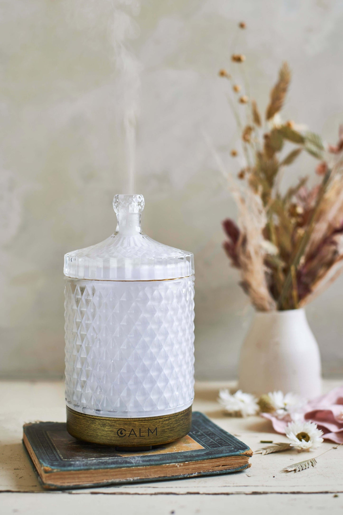 Hand-Painted Cut Glass Aroma Diffuser