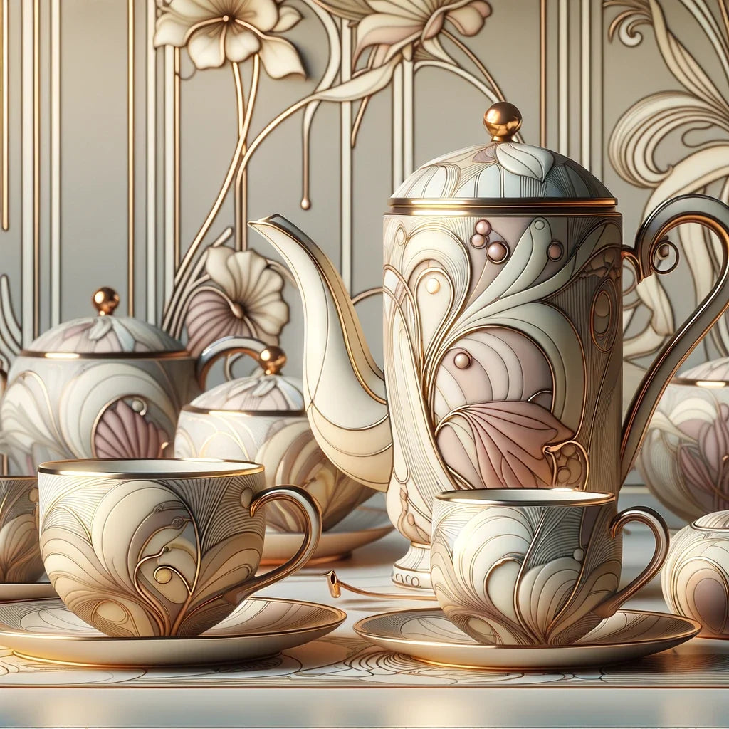 Art Nouveau Elegance Canvas