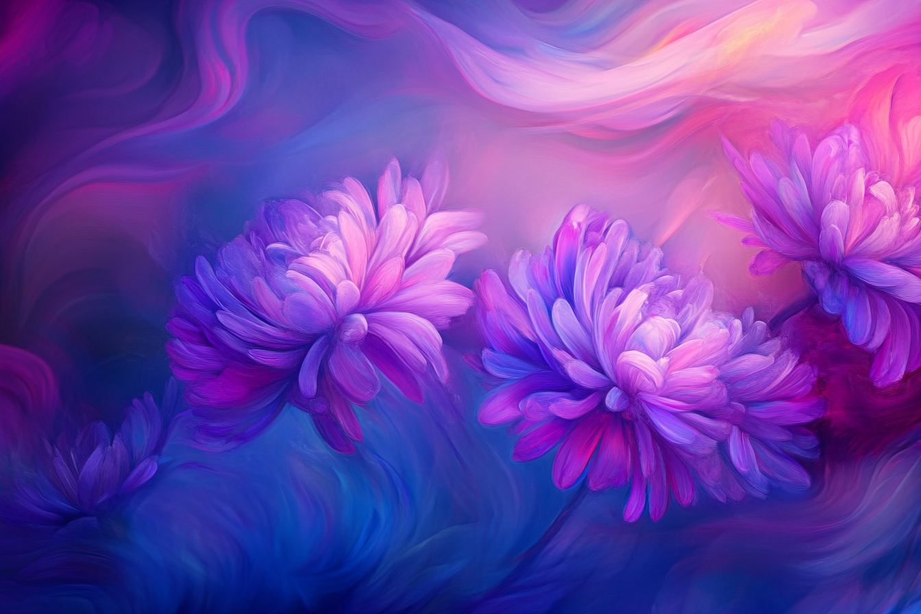 Aster Emotions Canvas