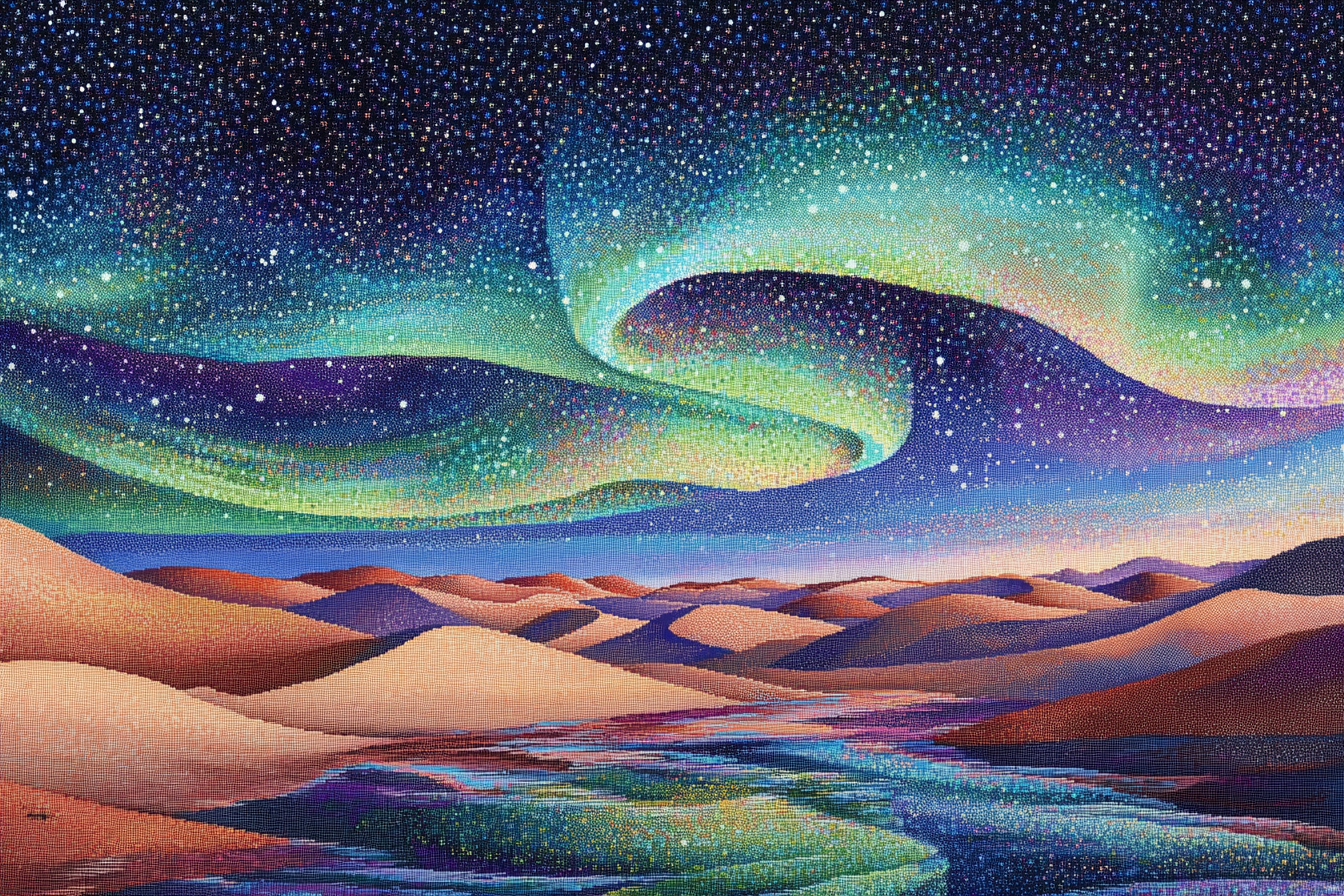 Aurora Mirage Canvas