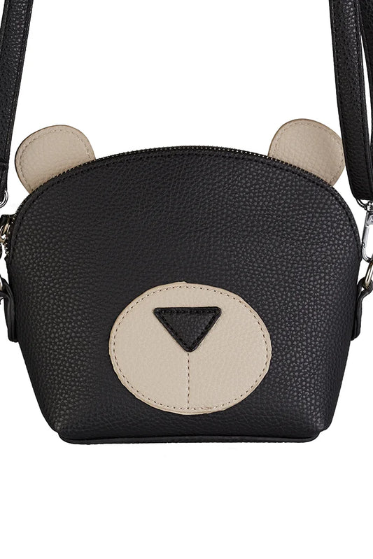 Aurora Black Bear Shoulder Bag