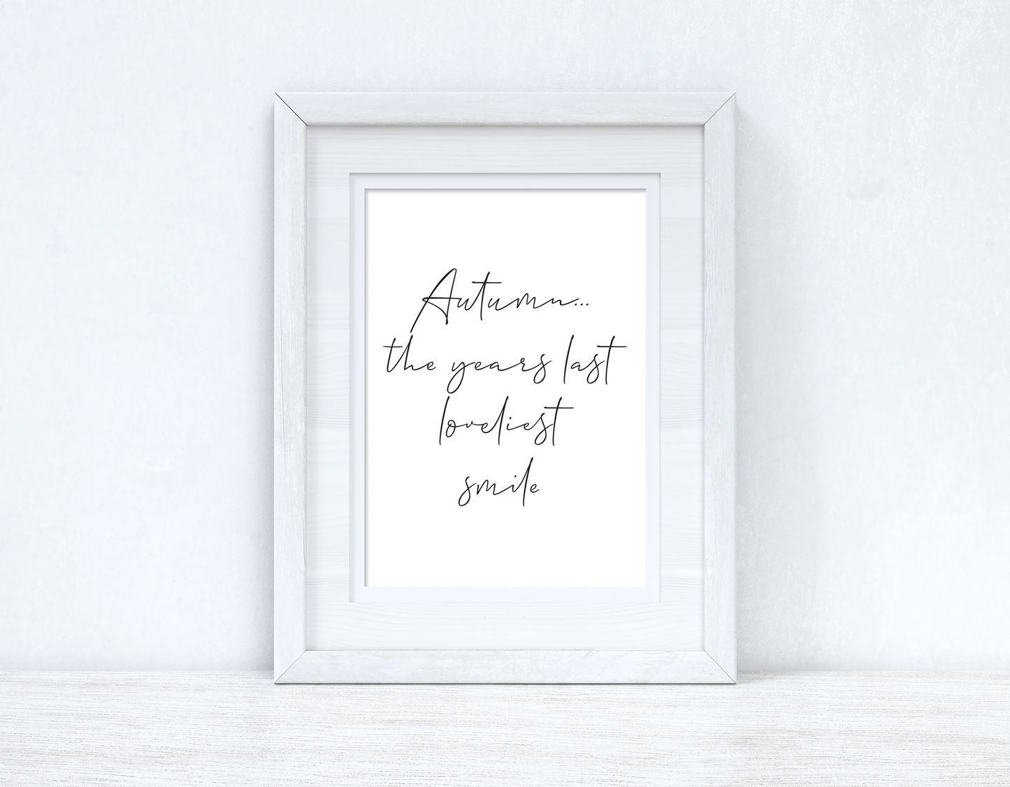 Autumn The Years Last Loveliest Smile Autumn Seasonal Wall Home Decor Print