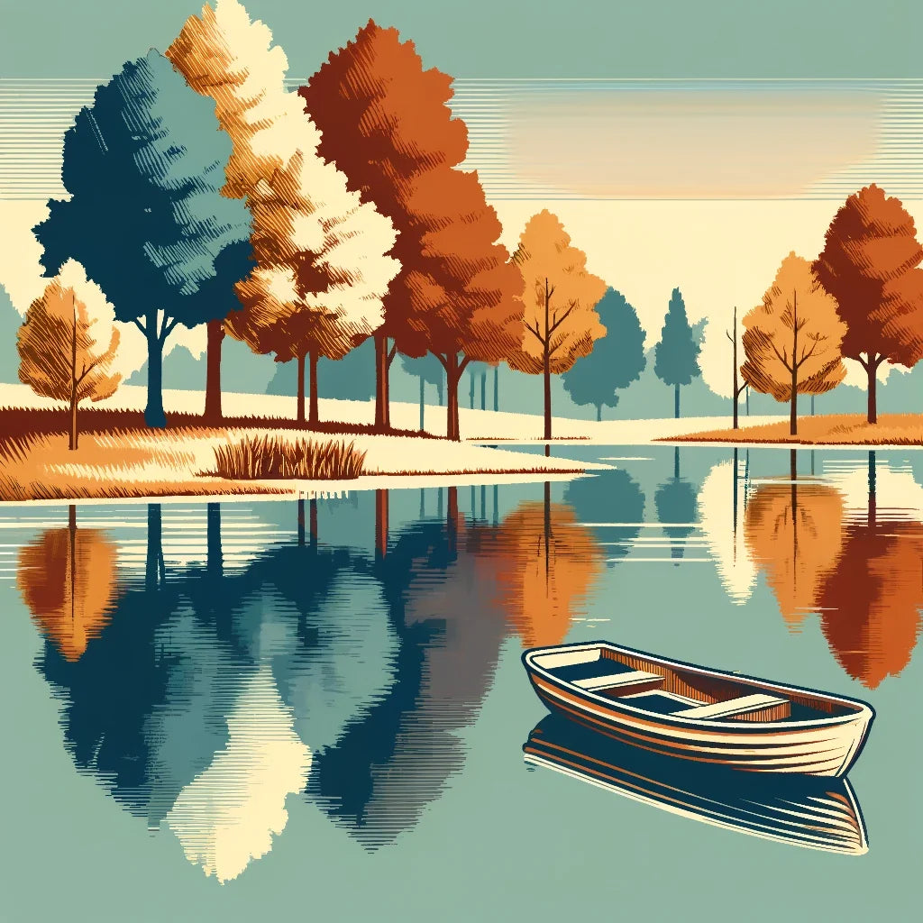 Autumn Reflection Canvas