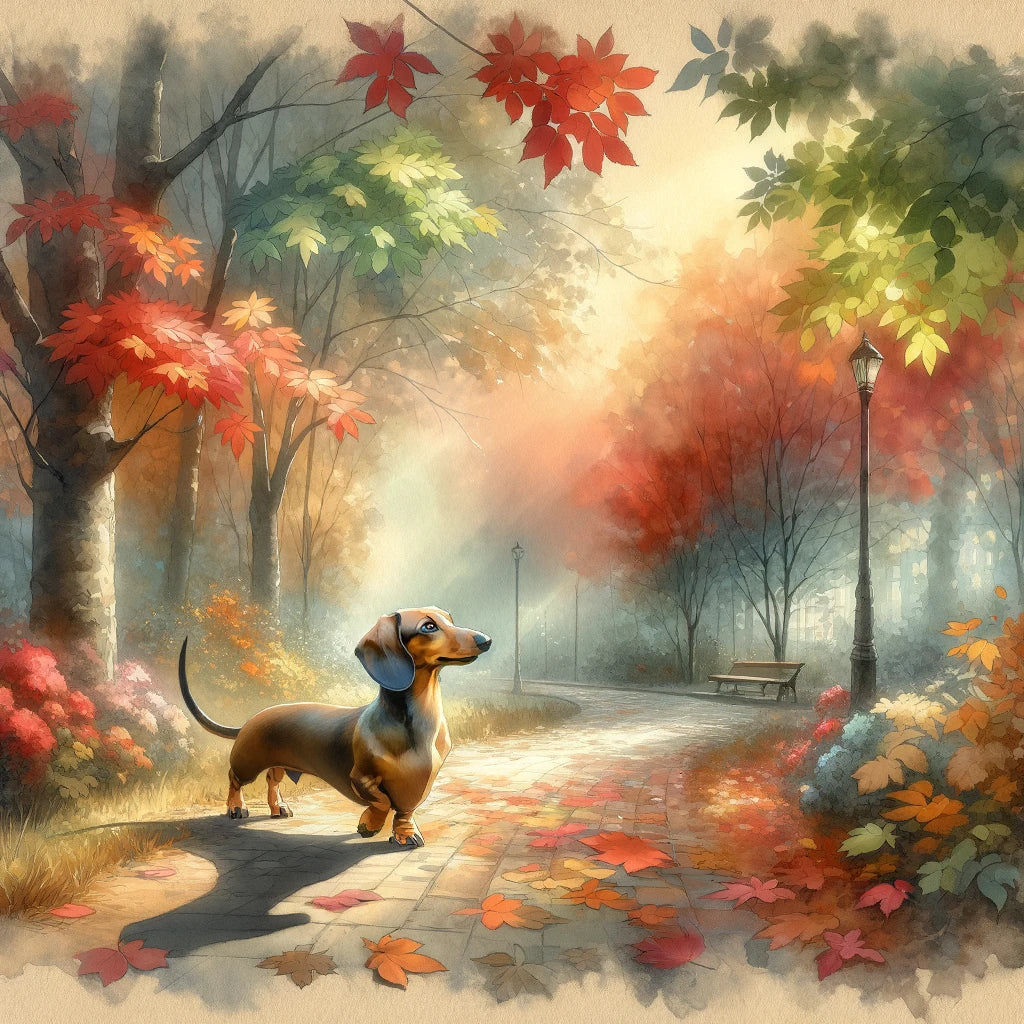 Autumn Stroll Canvas