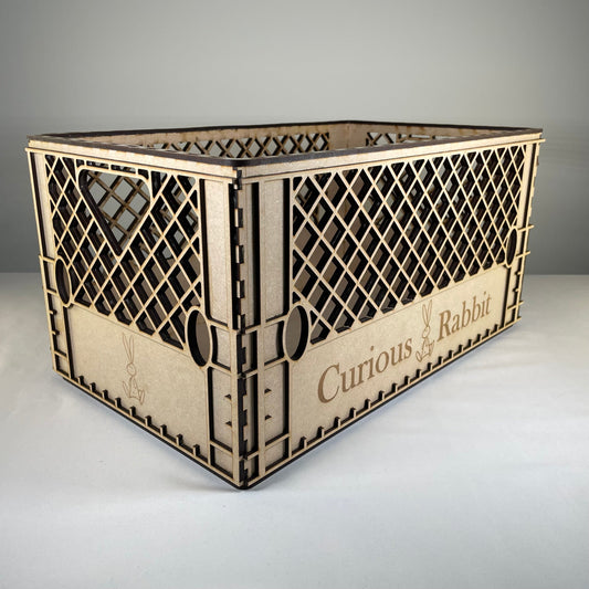 Milk Crate - Pre-Built Model By Curious Rabbit ®