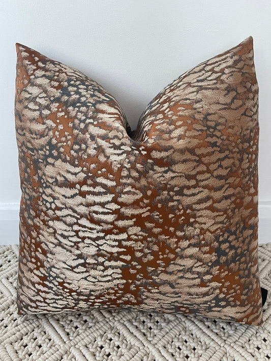 The Couture Cushion - The Bronze Leopard - Style No. 191
