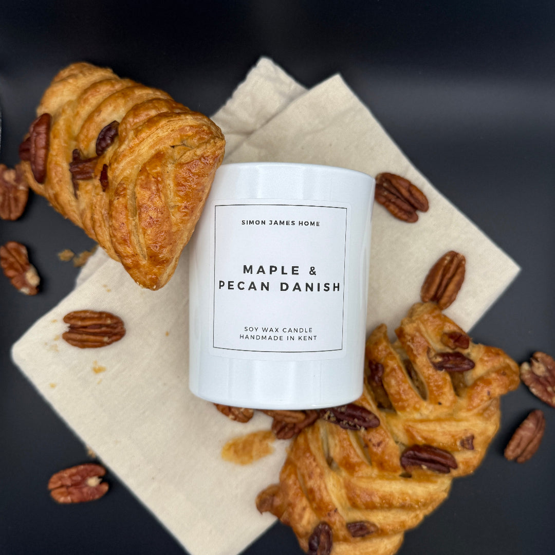 Maple & Pecan Danish Handmade Soy Wax Candle