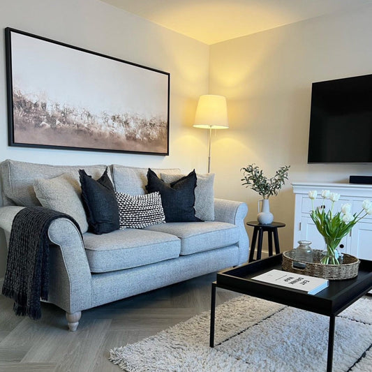 Landa Panoramic Framed Printed Canvas