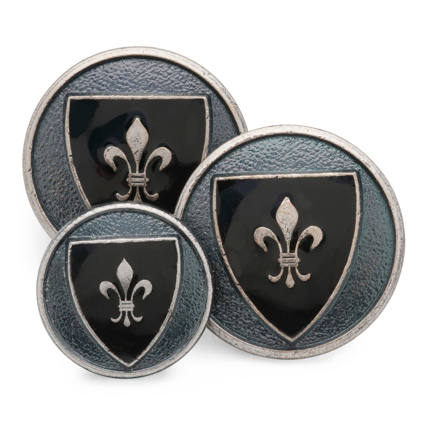 Heraldic Shield (Blue Enamel) Blazer Button Set