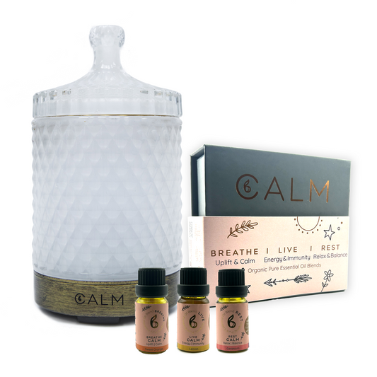 Aroma Diffuser with Blended Oil Steps