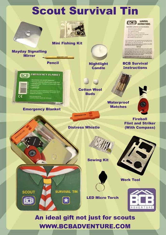 BCB Scout Survival Tin