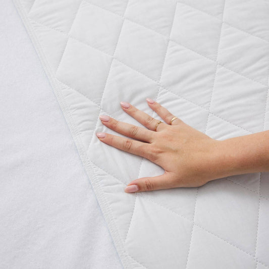 Invizi Waterproof Absorbent Bed Protector with Tucks - Twin-Pack