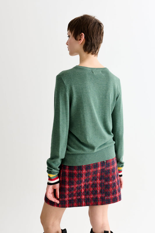 Bly Green Circus Pony Intarsia Jumper