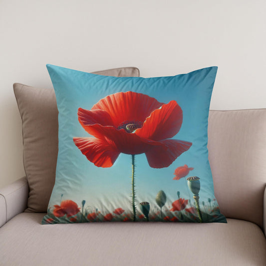 Elegance in Bloom Cotton Cushion