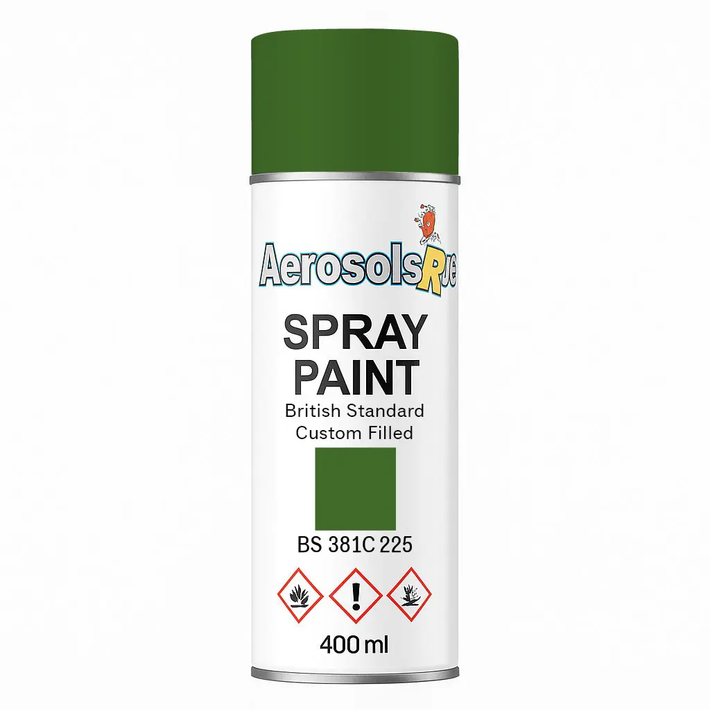 381C 225 Light Brunswick green 400ml Aerosol Available in any Finish
