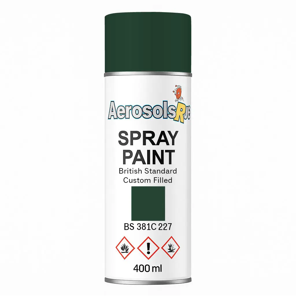 381C 227 Deep Brunswick green 400ml Aerosol Available in any Finish