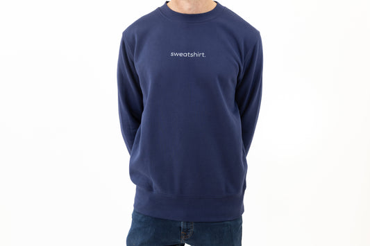 simple. sweatshirt. french-navy.