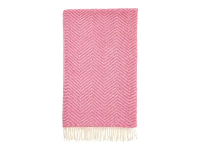 Sweet Shop Herringbone Pure New Wool Throws