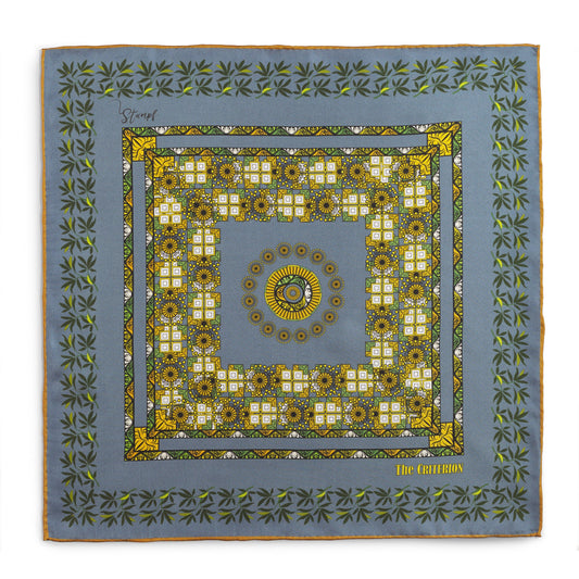 Criterion Bar Sunburst Pocket Square