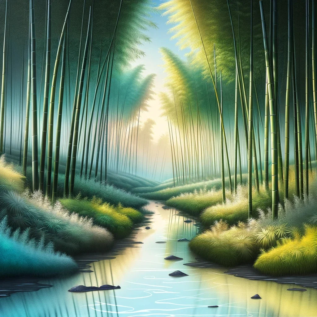 Bamboo Grove Serenity Canvas