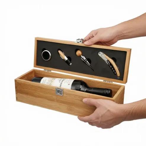 Bamboo Wine Accessory Gift Set