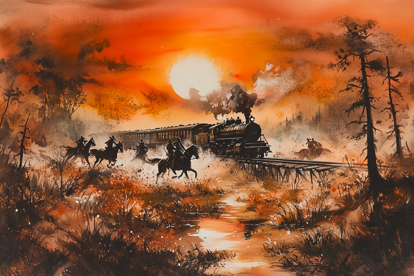 Bandit Gallop Adventure Canvas