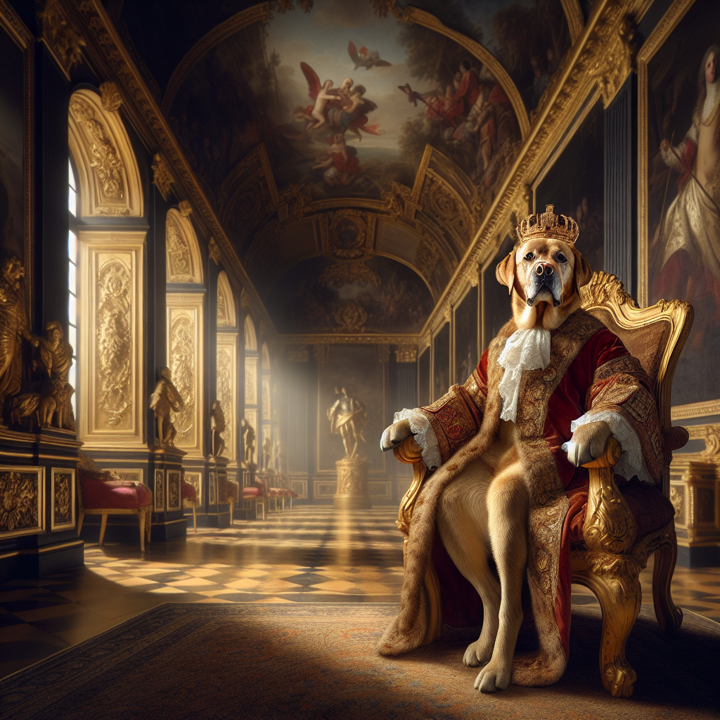 Baroque Labrador Royalty Canvas