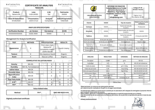 Pure Batana Oil #1 Authentic Hair Growth & Repair Oil from Honduras