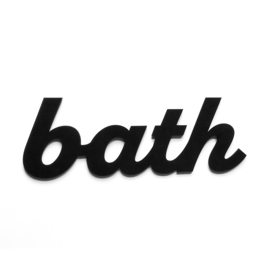 Bath Wall Art Decor Sign - Bathroom