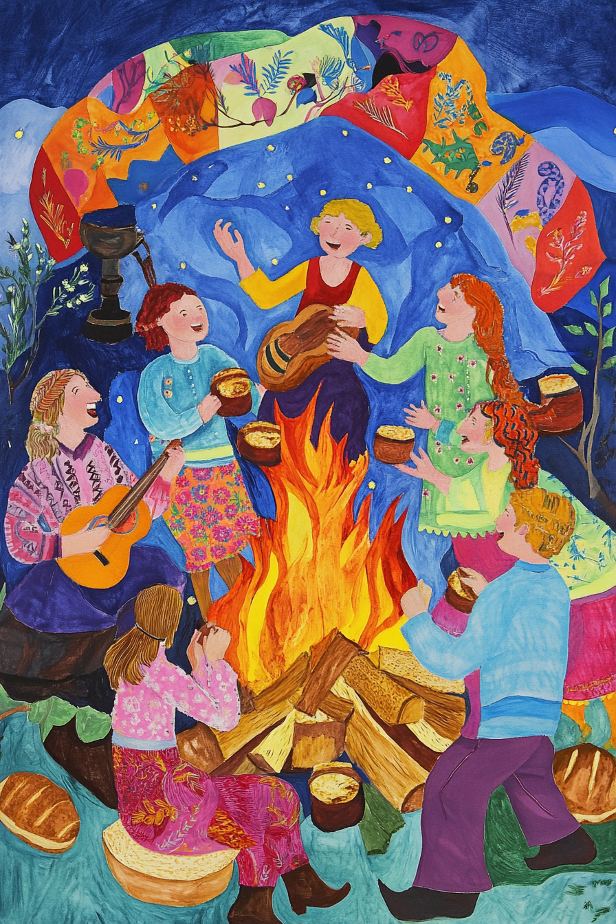 Bealtaine Feast Canvas