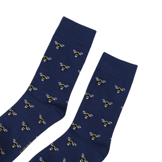 Save the Bee Small Motif Bamboo Socks