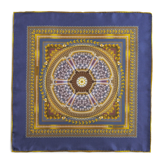 Criterion Theatre Blue Pocket Square