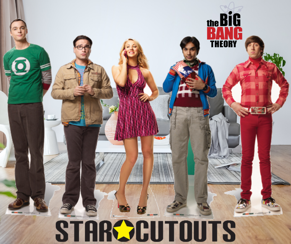 SC618 Doctor Sheldon Cooper The Big Bang Theory Cardboard Cut Out Height 185cm
