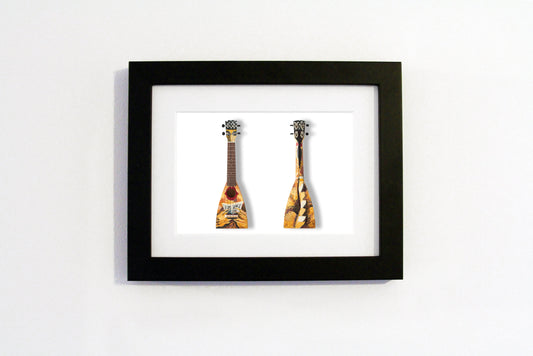 Bill Jacklin RA - A6 Art on a Ukulele Print