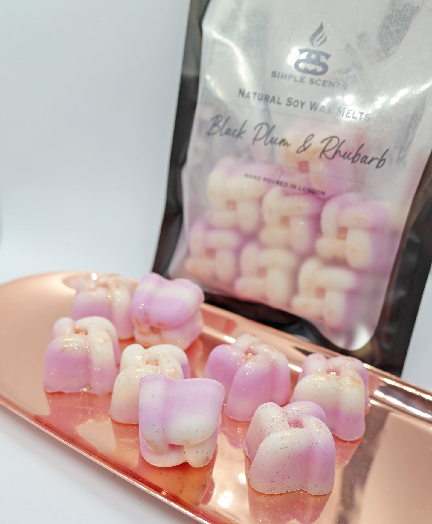 Black Plum & Rhubarb - Simple Scents Ambience Knot Style Soy Wax Melts