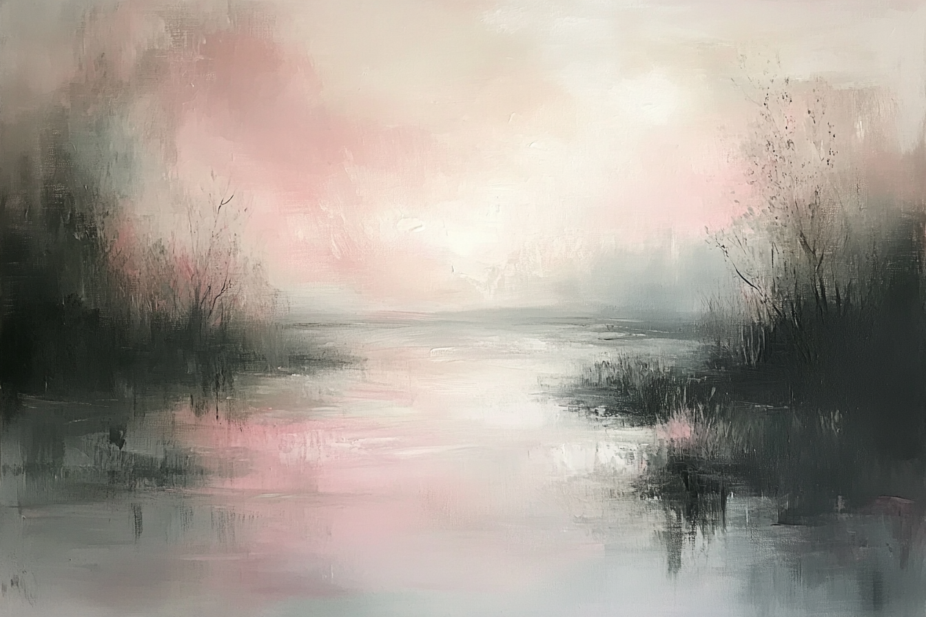 Blush Horizon Canvas