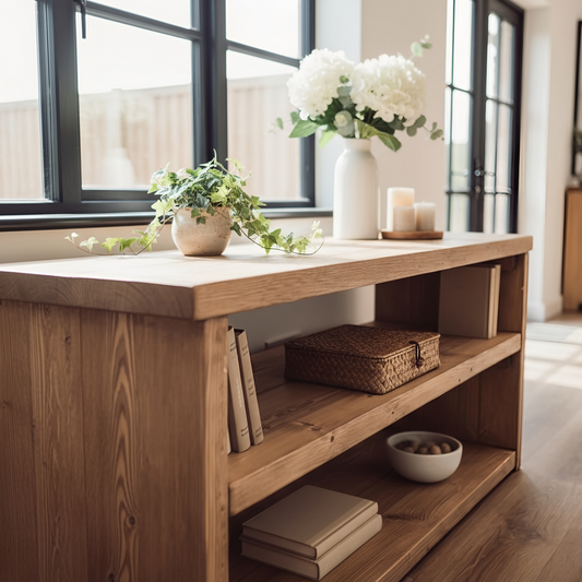 Wooden Shelf Unit / Storage Shelf / Living Room Bookshelf / Shoe Storage Rustic Storage Unit Solid Wood Cottage Style /Book Shelf