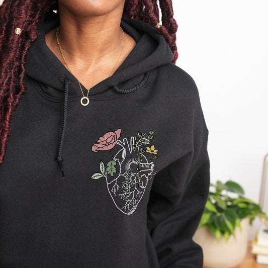 Botanatomy Heart Hoodie (Unisex)