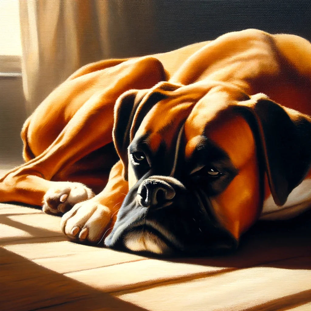 Boxer's Rest Peaceful Afternoon Canvas
