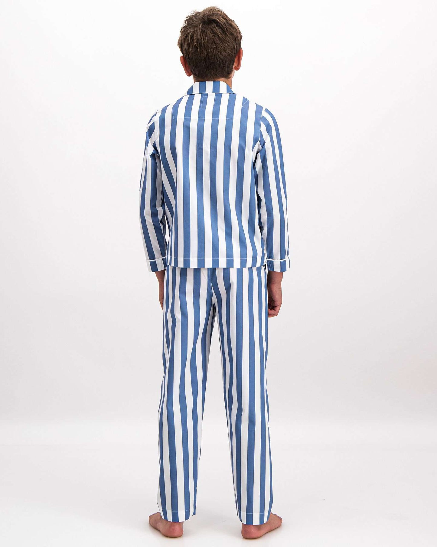 Boys Long Pyjamas - Beach Stripe