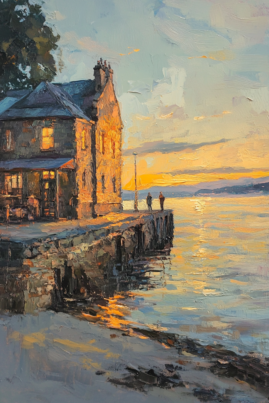 Broughty Ferry Twilight Canvas