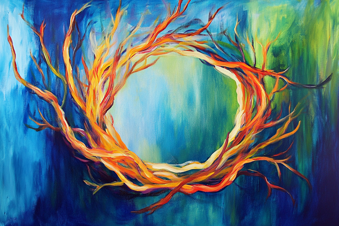 Burning Branches Gateway Canvas